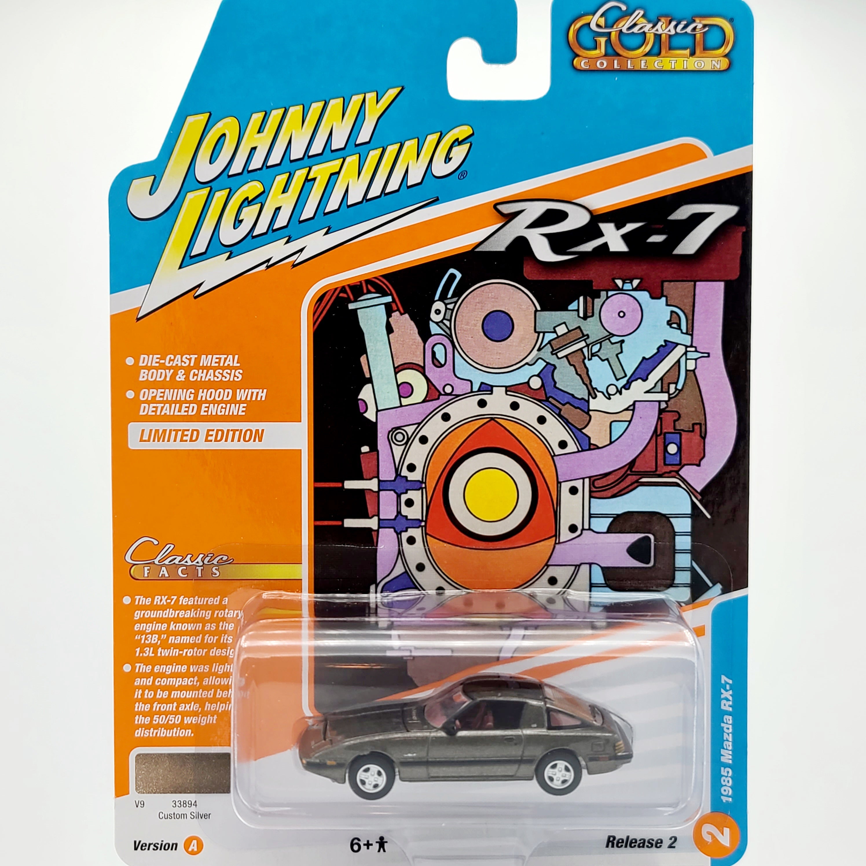 Johnny Lightning - 2025 Classic Gold Release 2 B - complete set of 6 - 1:64 scale